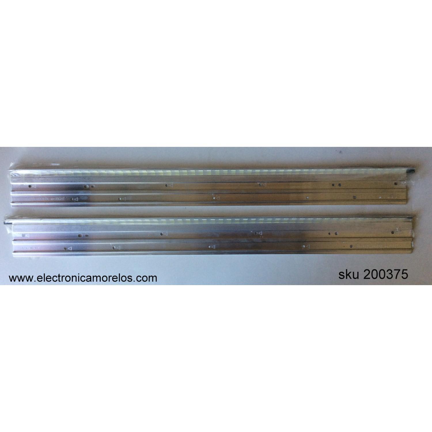 KIT DE LED PARA TV / ROHS LC470EUE(SE)(V1) / 6922L-0017A 401 RIGHT / 6922L-0018A 401 LEFT / MODELO 47LS5600